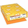 Astrobrights Color Paper - Cosmic Orange - Letter - 8 1/2" x 11" - 24 lb Basis Weight - Smooth Product Image 