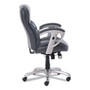 SertaPedic Emerson Task Chair, Supports Up to 300 lb, 18.75" to 21.75" Seat Height, Gray Seat/Back, Silver Base (SRJ49711GRY) View Product Image