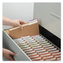 Smead Heavyweight Kraft File Folder, 1/3-Cut Tabs: Assorted, Legal Size, 0.75" Expansion, 11-pt Kraft, Brown, 100/Box View Product Image