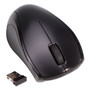 Innovera Compact Mouse, 2.4 GHz Frequency/26 ft Wireless Range, Left/Right Hand Use, Black (IVR62210) View Product Image