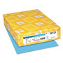 Astrobrights Color Cardstock, 65 lb Cover Weight, 8.5 x 11, Lunar Blue, 250/Pack (WAU22721) View Product Image