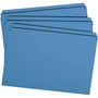 Smead Reinforced Top Tab Colored File Folders, Straight Tabs, Legal Size, 0.75" Expansion, Blue, 100/Box View Product Image