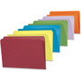 Smead Reinforced Top Tab Colored File Folders, Straight Tabs, Legal Size, 0.75" Expansion, Blue, 100/Box View Product Image
