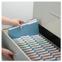 Smead Reinforced Top Tab Colored File Folders, 1/3-Cut Tabs: Assorted, Legal Size, 0.75" Expansion, Blue, 100/Box View Product Image