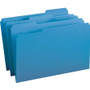 Smead Colored File Folders, 1/3-Cut Tabs: Assorted, Legal Size, 0.75" Expansion, Blue, 100/Box View Product Image