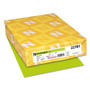Astrobrights Color Card Stock - Terra Green - Letter - 8 1/2" x 11" - 65 lb Basis Weight - Smooth Product Image 