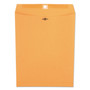 Universal Kraft Clasp Envelope, 32 lb Bond Weight Kraft, #97, Square Flap, Clasp/Gummed Closure, 10 x 13, Brown Kraft, 100/Box (UNV44907) View Product Image