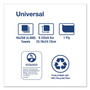 Tork Universal Multifold Hand Towel, 1-Ply, 9.13 x 9.5, Natural, 250/Pack, 16 Packs/Carton (TRKMK530A) View Product Image