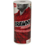 Brawny Professional D300 Disposable Cleaning Towels - 11" Width x 9.30" Length - 84 Sheets/Roll - White - Paper Product Image 