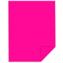 Astrobrights Color Cardstock, 65 lb Cover Weight, 8.5 x 11, Fireball Fuchsia, 250/Pack (WAU22881) View Product Image