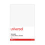Universal Loose White Memo Sheets, 4 x 6, Unruled, Plain White, 500/Pack (UNV46500) View Product Image