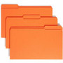 Smead Colored 1/3 Tab Cut Legal Recycled Top Tab File Folder - 8 1/2" x 14" - 3/4" Expansion - Top Tab Location - Assorted Tab Position - 11 pt. - (SMD17534) Product Image 