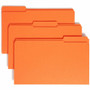 Smead Colored 1/3 Tab Cut Legal Recycled Top Tab File Folder - 8 1/2" x 14" - 3/4" Expansion - Top Tab Location - Assorted Tab Position - 11 pt. - (SMD17534) Product Image 