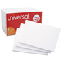 Universal Unruled Index Cards, 3 x 5, White, 500/Pack (UNV47205) View Product Image