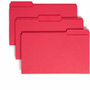 Smead Colored 1/3 Tab Cut Legal Recycled Top Tab File Folder - 8 1/2" x 14" - 3/4" Expansion - Top Tab Location - Assorted Tab Position - 11 pt. - (SMD17743) Product Image 