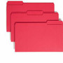 Smead Colored 1/3 Tab Cut Legal Recycled Top Tab File Folder - 8 1/2" x 14" - 3/4" Expansion - Top Tab Location - Assorted Tab Position - 11 pt. - (SMD17743) Product Image 