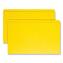 Smead Reinforced Top Tab Colored File Folders, Straight Tabs, Legal Size, 0.75" Expansion, Yellow, 100/Box View Product Image