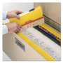 Smead Reinforced Top Tab Colored File Folders, Straight Tabs, Legal Size, 0.75" Expansion, Yellow, 100/Box View Product Image