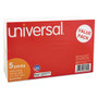 Universal Ruled Index Cards, 5 x 8, White, 500/Pack (UNV47255) View Product Image