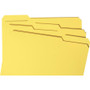 Smead Colored File Folders, 1/3-Cut Tabs: Assorted, Legal Size, 0.75" Expansion, Yellow, 100/Box View Product Image