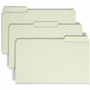 Smead 1/3 Tab Cut Legal Recycled Top Tab File Folder - 8 1/2" x 14" - 2" Expansion - Top Tab Location - Assorted Tab Position - 25 pt. Product Image 