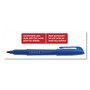 Universal Pen-Style Permanent Marker, Fine Bullet Tip, Blue, Dozen (UNV07073) View Product Image