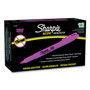 Sharpie Pocket Style Highlighters, Fluorescent Pink Ink, Chisel Tip, Pink Barrel, Dozen View Product Image