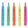 Universal Desk Highlighters, Assorted Ink Colors, Chisel Tip, Assorted Barrel Colors, Dozen View Product Image