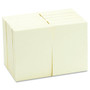 AbilityOne 7530012074356, SKILCRAFT Self-Stick Note Pad, 2" x 3", Yellow, 100 Sheets/Pad, 12 Pads/Pack View Product Image