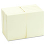 AbilityOne 7530012074356, SKILCRAFT Self-Stick Note Pad, 2" x 3", Yellow, 100 Sheets/Pad, 12 Pads/Pack View Product Image