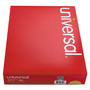Universal Clear Front Report Cover, Prong Fastener, 0.5" Capacity, 8.5 x 11, Clear/Black, 25/Box View Product Image