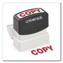 Universal Message Stamp, COPY, Pre-Inked One-Color, Red (UNV10048) View Product Image