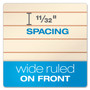 Ampad Gold Fibre Retro Wirebound Writing Pads, Wide/Legal and Quadrille Rule, Red Cover, 70 White 8.5 x 11.75 Sheets View Product Image