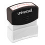 Universal Message Stamp, PAID, Pre-Inked One-Color, Red (UNV10062) View Product Image