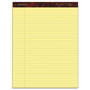 Ampad Gold Fibre Quality Writing Pads, Wide/Legal Rule, 50 Canary-Yellow 8.5 x 11.75 Sheets, Dozen (TOP20020) View Product Image