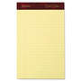 Ampad Gold Fibre Writing Pads, Narrow Rule, 50 Canary-Yellow 5 x 8 Sheets, 4/Pack (TOP20029) View Product Image