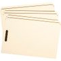 Smead Top Tab Fastener Folders, Straight Tabs, 0.75" Expansion, 2 Fasteners, Legal Size, Manila Exterior, 50/Box View Product Image