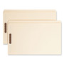 Smead Top Tab Fastener Folders, Straight Tabs, 0.75" Expansion, 2 Fasteners, Legal Size, Manila Exterior, 50/Box View Product Image
