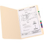 Smead Top Tab Fastener Folders, Straight Tabs, 0.75" Expansion, 1 Fastener, Legal Size, Manila Exterior, 50/Box View Product Image