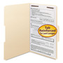 Smead Top Tab Fastener Folders, 1/3-Cut Tabs: Assorted, 0.75" Expansion, 1 Fastener, Legal Size, Manila Exterior, 50/Box View Product Image
