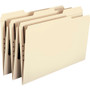 Smead Top Tab Fastener Folders, 1/3-Cut Tabs: Assorted, 0.75" Expansion, 1 Fastener, Legal Size, Manila Exterior, 50/Box View Product Image
