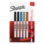 Sharpie Ultra Fine Tip Permanent Marker, Extra-Fine Needle Tip, Assorted Colors, 5/Set (SAN37675PP) View Product Image