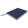 Universal Casebound Hardcover Notebook, 1-Subject, Wide/Legal Rule, Dark Blue Cover, (150) 10.25 x 7.63 Sheets View Product Image