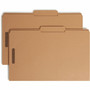 Smead Top Tab Fastener Folders, Guide-Height 2/5-Cut Tabs, 0.75" Expansion, 2 Fasteners, Legal Size, 11-pt Kraft, 50/Box View Product Image
