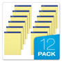 Ampad Perforated Writing Pads, Wide/Legal Rule, 50 Canary-Yellow 8.5 x 11.75 Sheets, Dozen TOP20220 (TOP20220) View Product Image