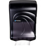 San Jamar Ultrafold Multifold/C-Fold Towel Dispenser, Oceans, 11.75 x 6.25 x 18, Transparent Black Pearl (SJMT1790TBK) View Product Image