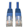 Tripp Lite CAT5e 350 MHz Molded Patch Cable, 14 ft, Blue (TRPN002014BL) View Product Image