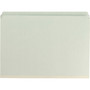 Smead Recycled Pressboard Fastener Folders, Straight Tabs, Two SafeSHIELD Fasteners, 2" Expansion, Legal Size, Gray-Green, 25/Box View Product Image