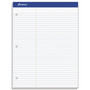 Ampad Double Sheet Pads, Pitman Rule Variation (Offset Dividing Line - 3" Left), 100 White 8.5 x 11.75 Sheets View Product Image