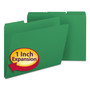 Smead Colored 1/3 Tab Cut Letter Recycled Top Tab File Folder - 8 1/2" x 11" - (SMD21546) Product Image 